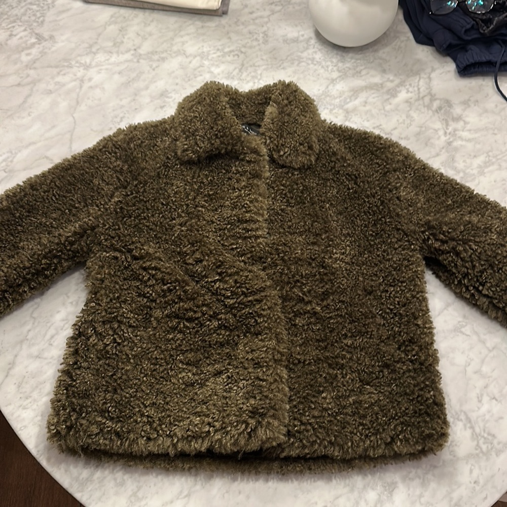Rag & Bone shearling teddy coat, new, never worn, no tags, was a gift